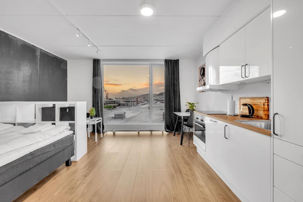 Totalapartments Stakkevollvegen Studio 特罗姆瑟 外观 照片